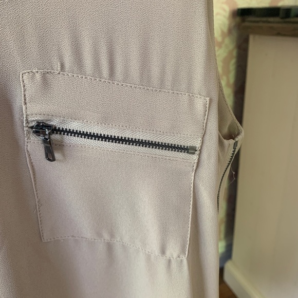 Flowy chiffon naked zebra tank - Picture 4 of 6